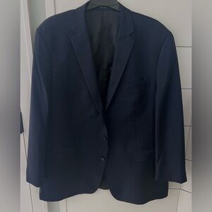 Ralph Lauren Dark Navy/Indigo Checkered Men’s Suit Jacket